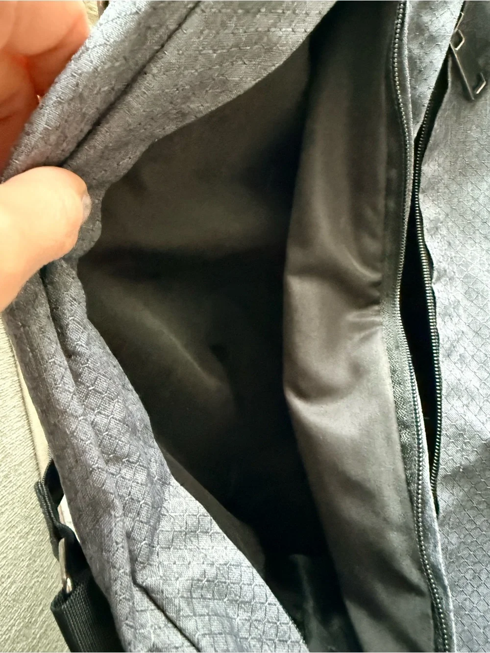 Orangetheory Gray and Black Duffel Bag